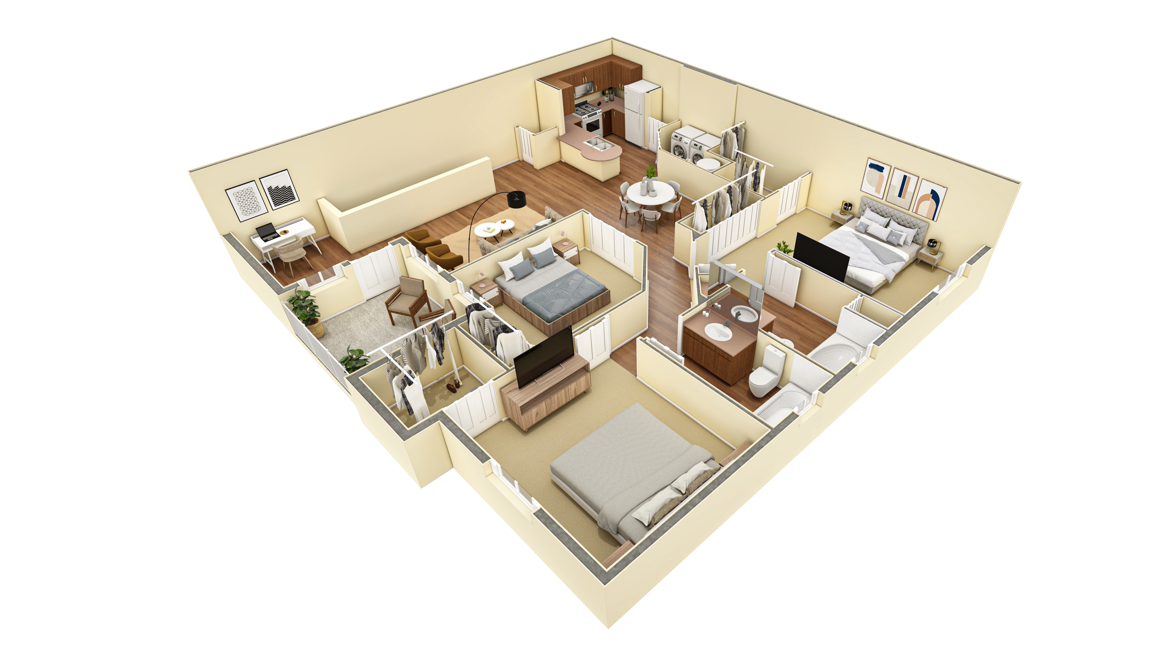 3 BR Grand Overlook Garage floor plan