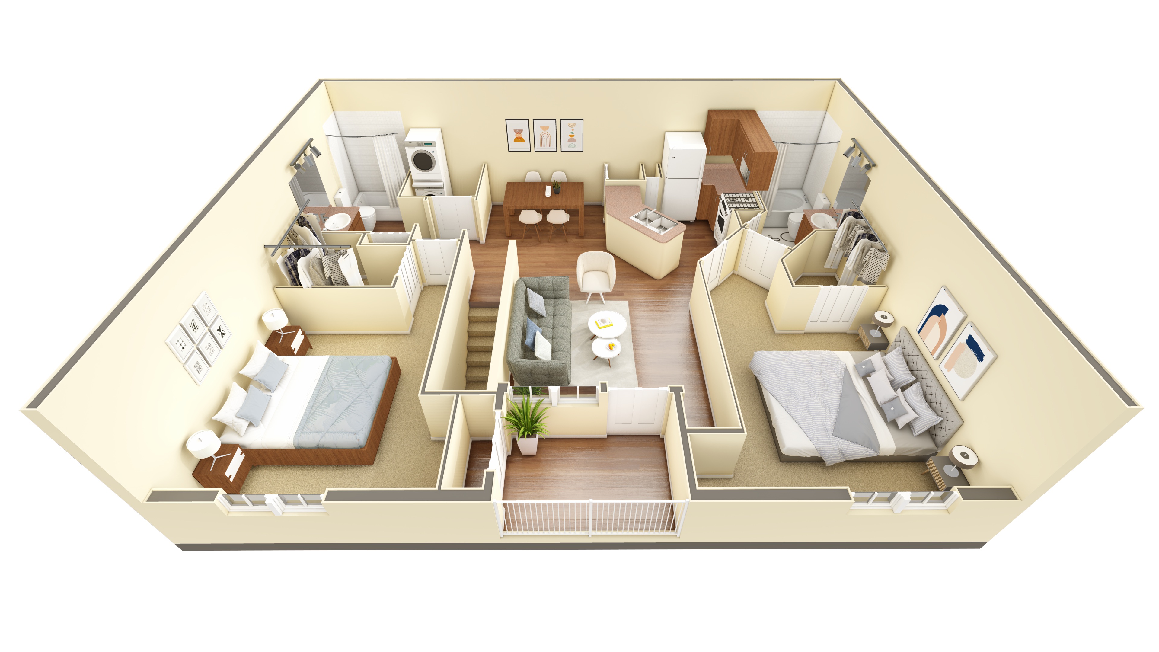 2 BR Grand Overlook floor plan