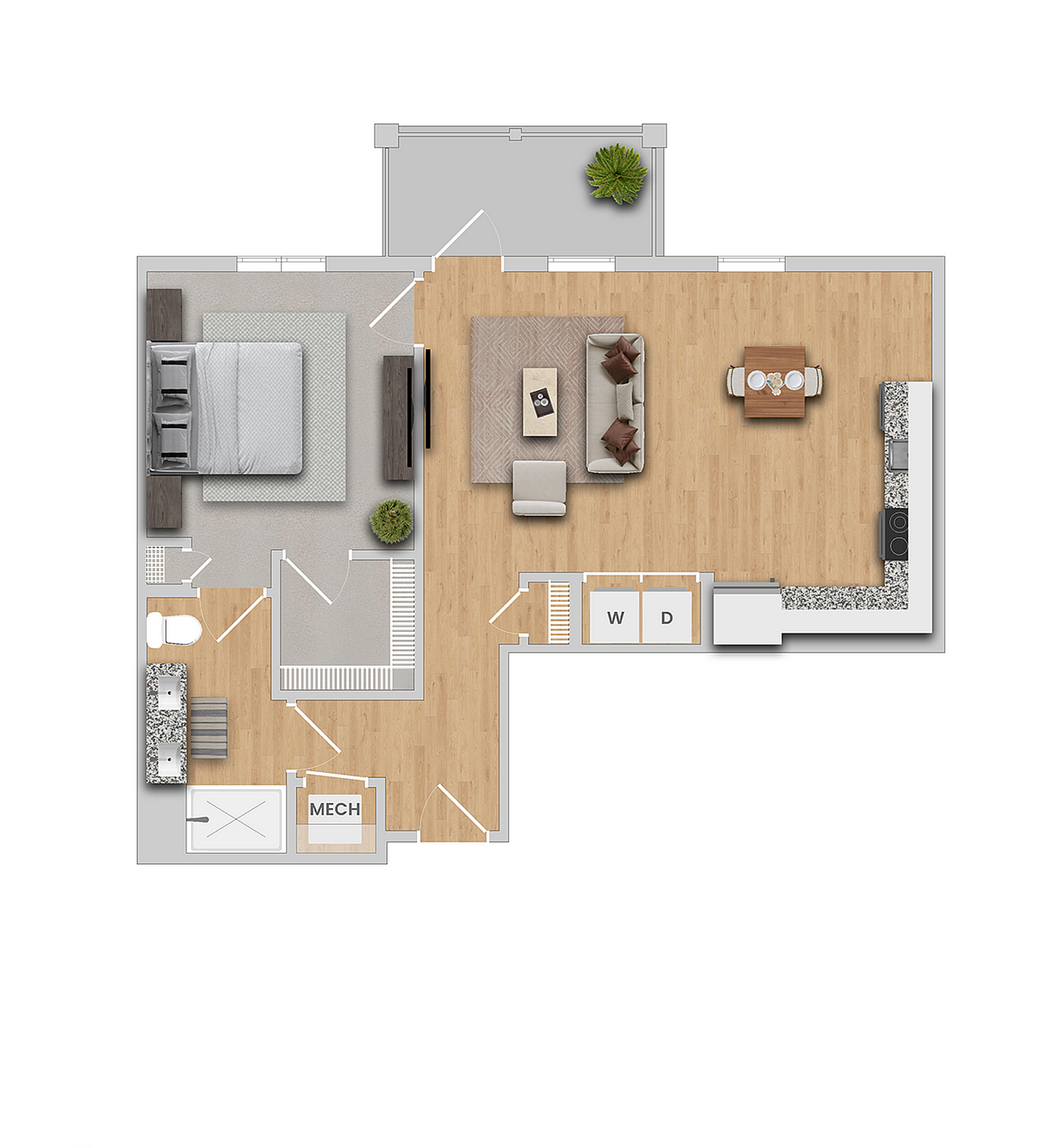 Almond floor plan