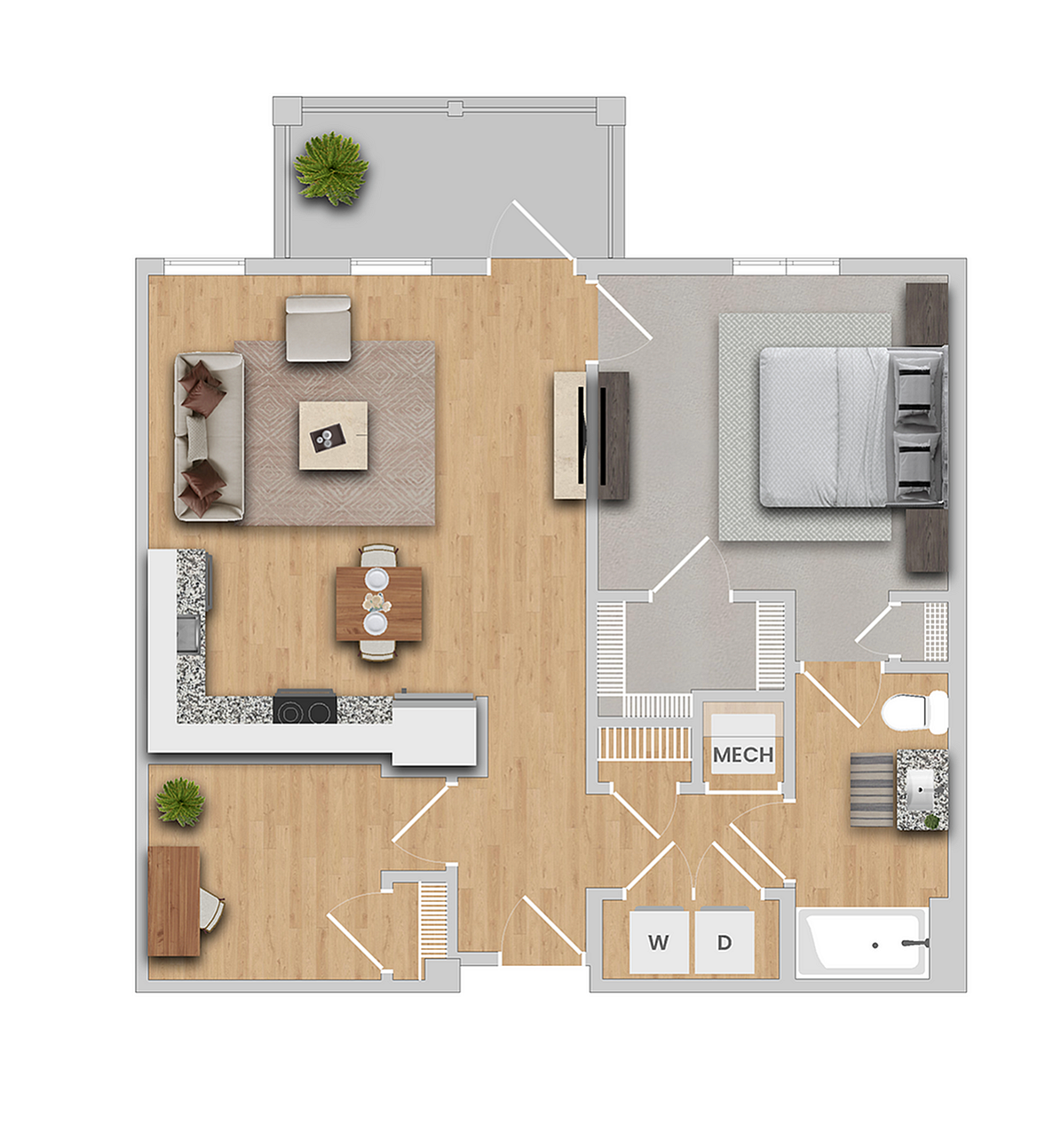 Bay floor plan