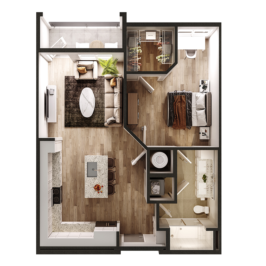 A2 floor plan