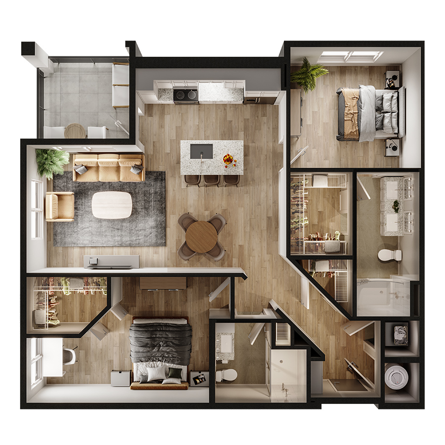 B4 floor plan