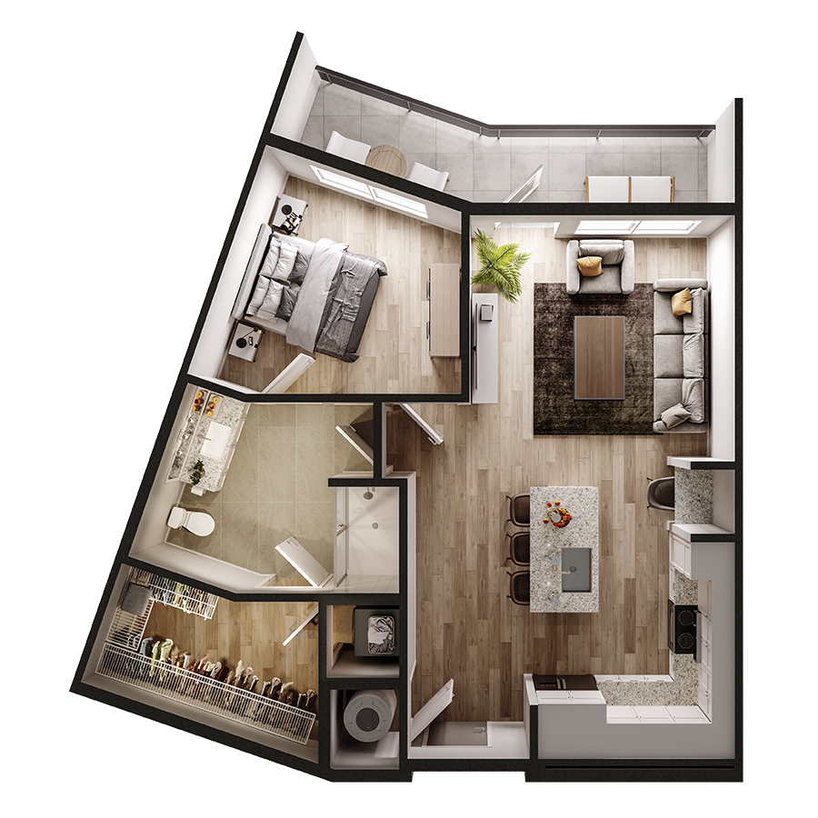 A1 floor plan