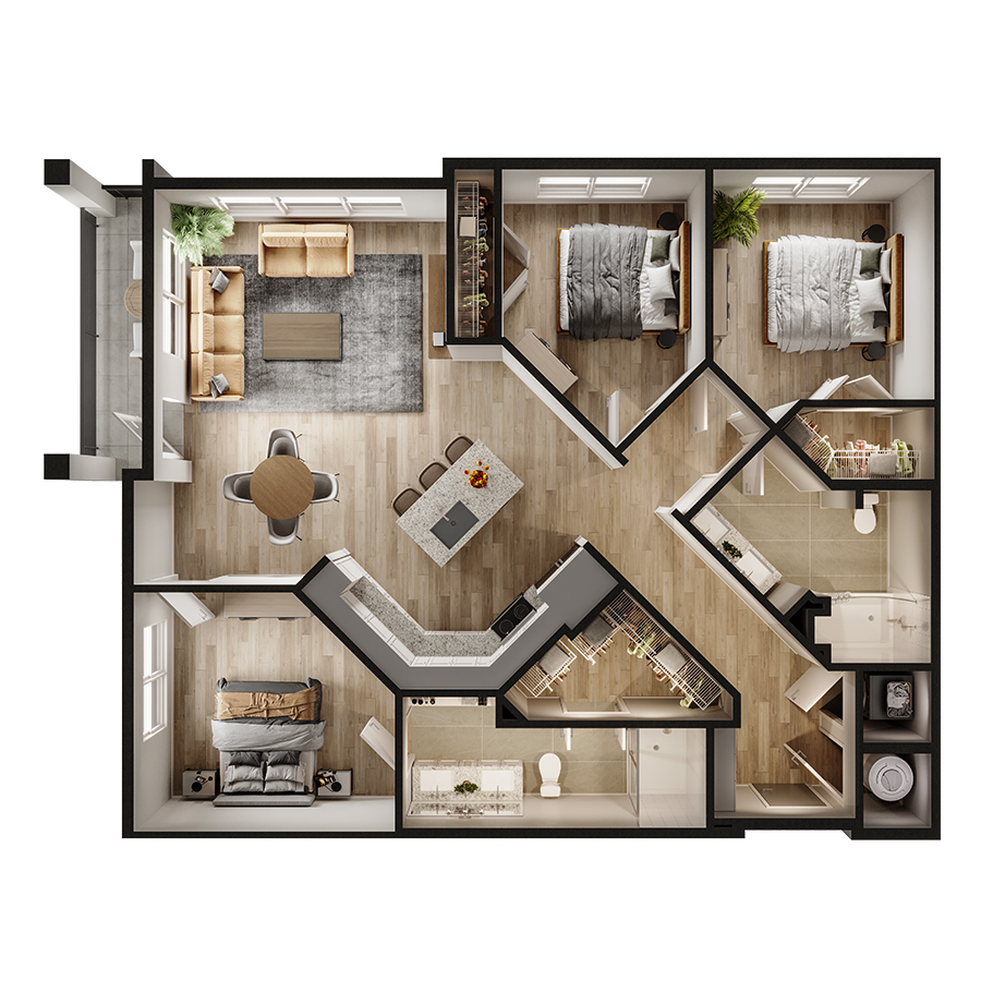 C1 floor plan