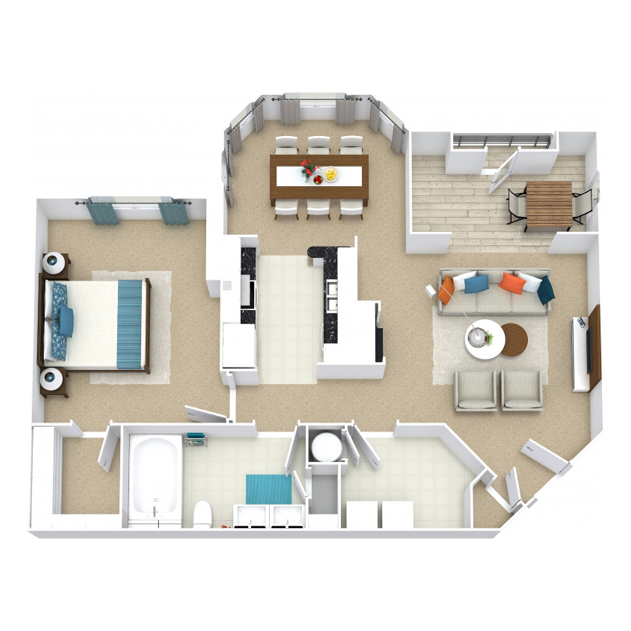A2 floor plan
