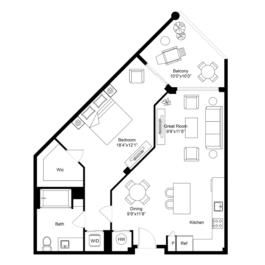 A2 floor plan