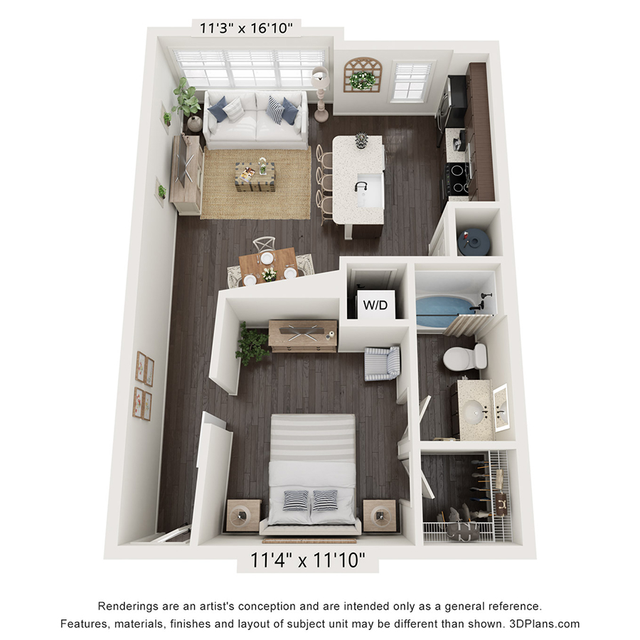 Garden floor plan