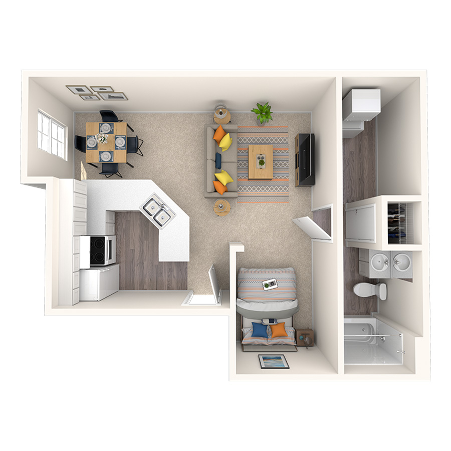 The Salem floor plan