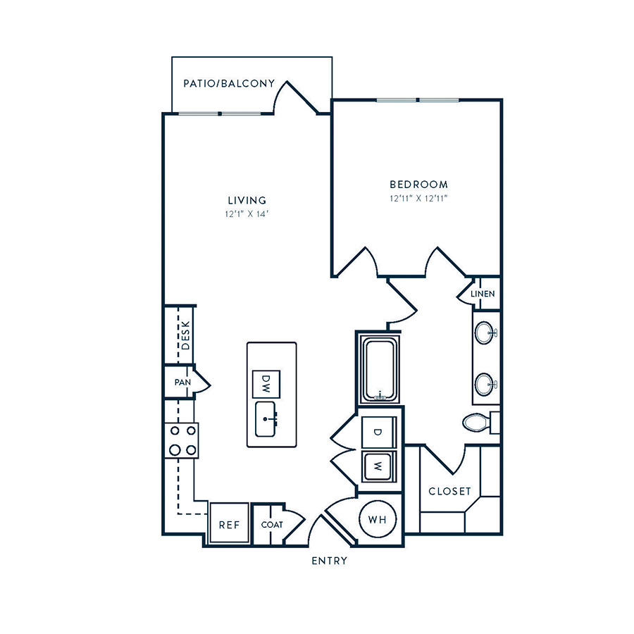 A2 floor plan