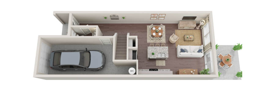 E floor plan