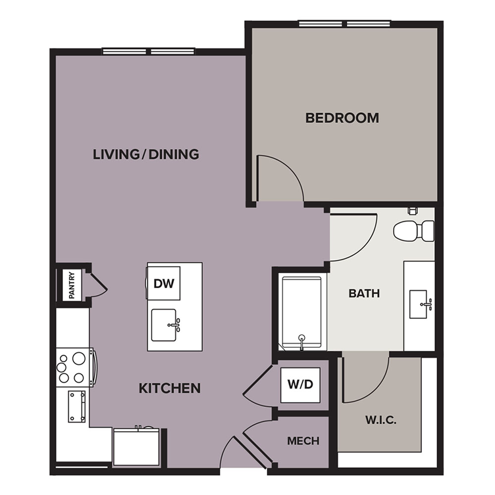 A1-A floor plan