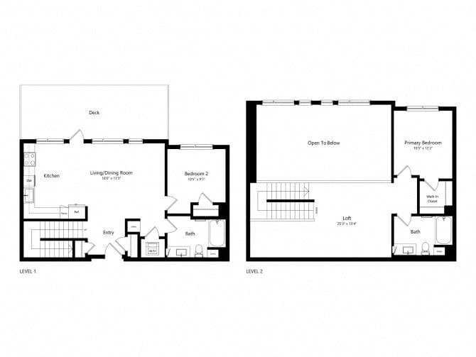 2K floor plan