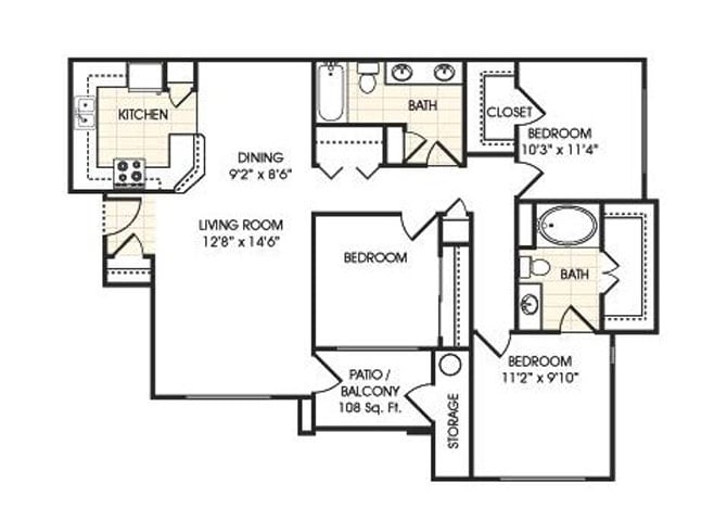 Luxury floor plan