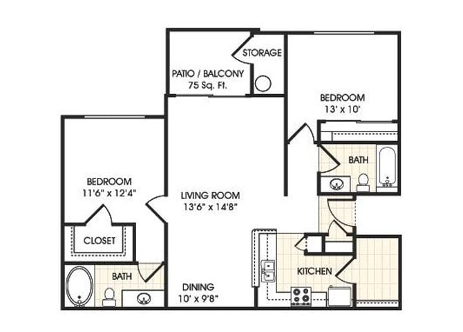 Lavish floor plan