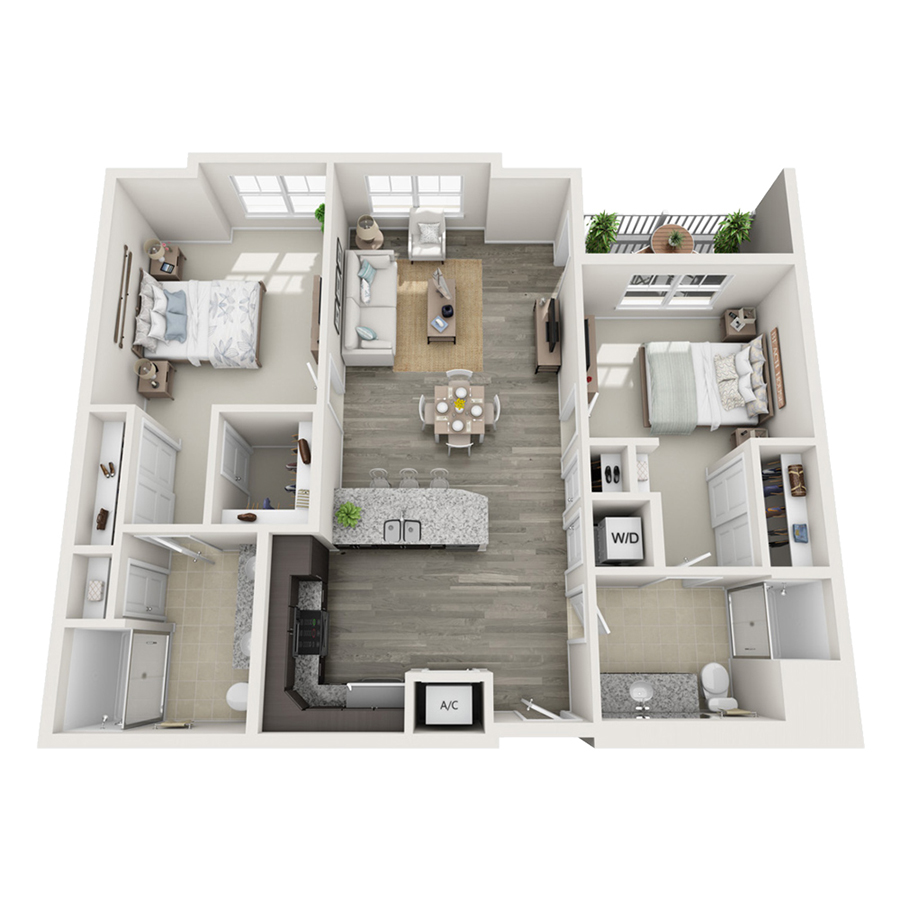 2B - The Sullivan floor plan