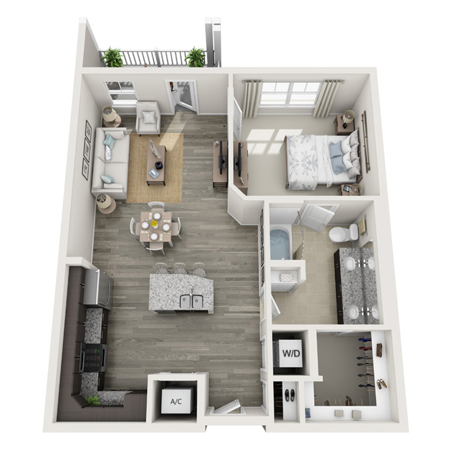1E - The Sumter floor plan
