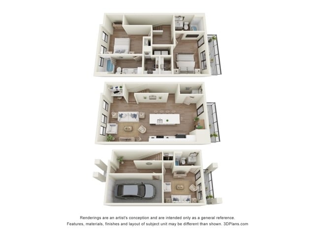 Townhome floor plan