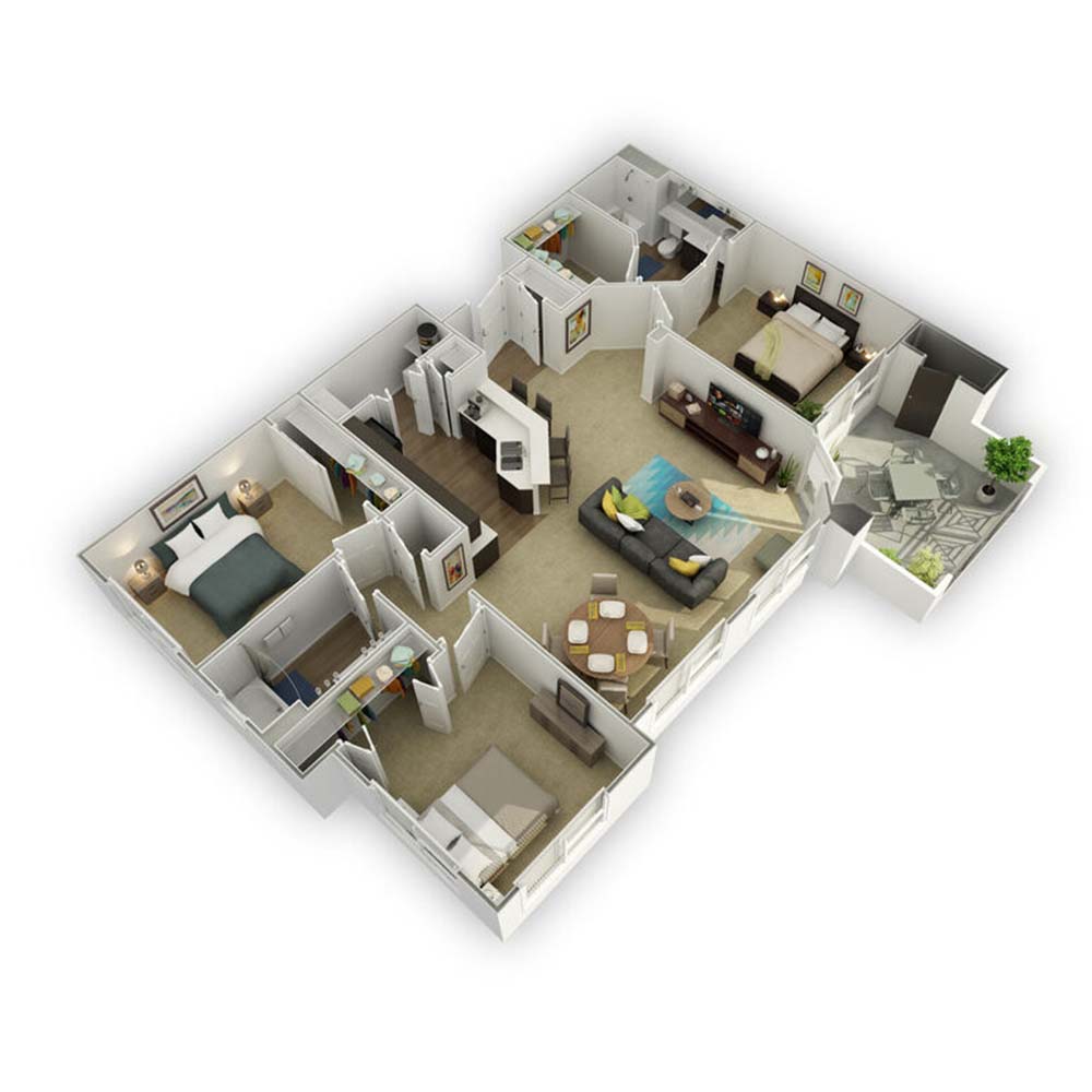 Maverick Renovated floor plan