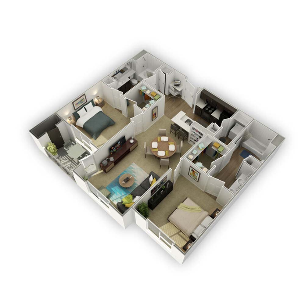 Bronco Renovated floor plan