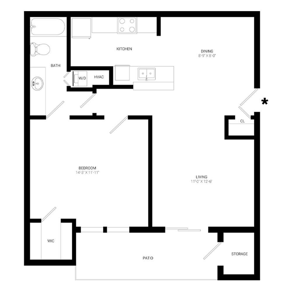 The Adams floor plan