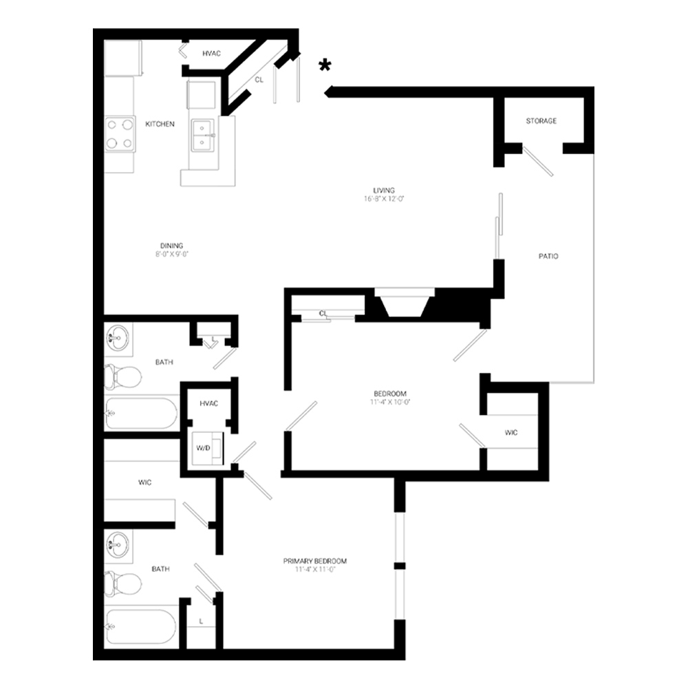 The Monroe floor plan
