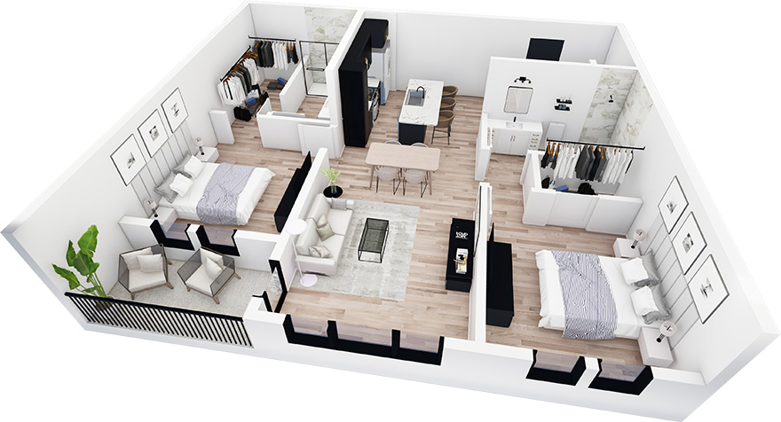 B2 floor plan