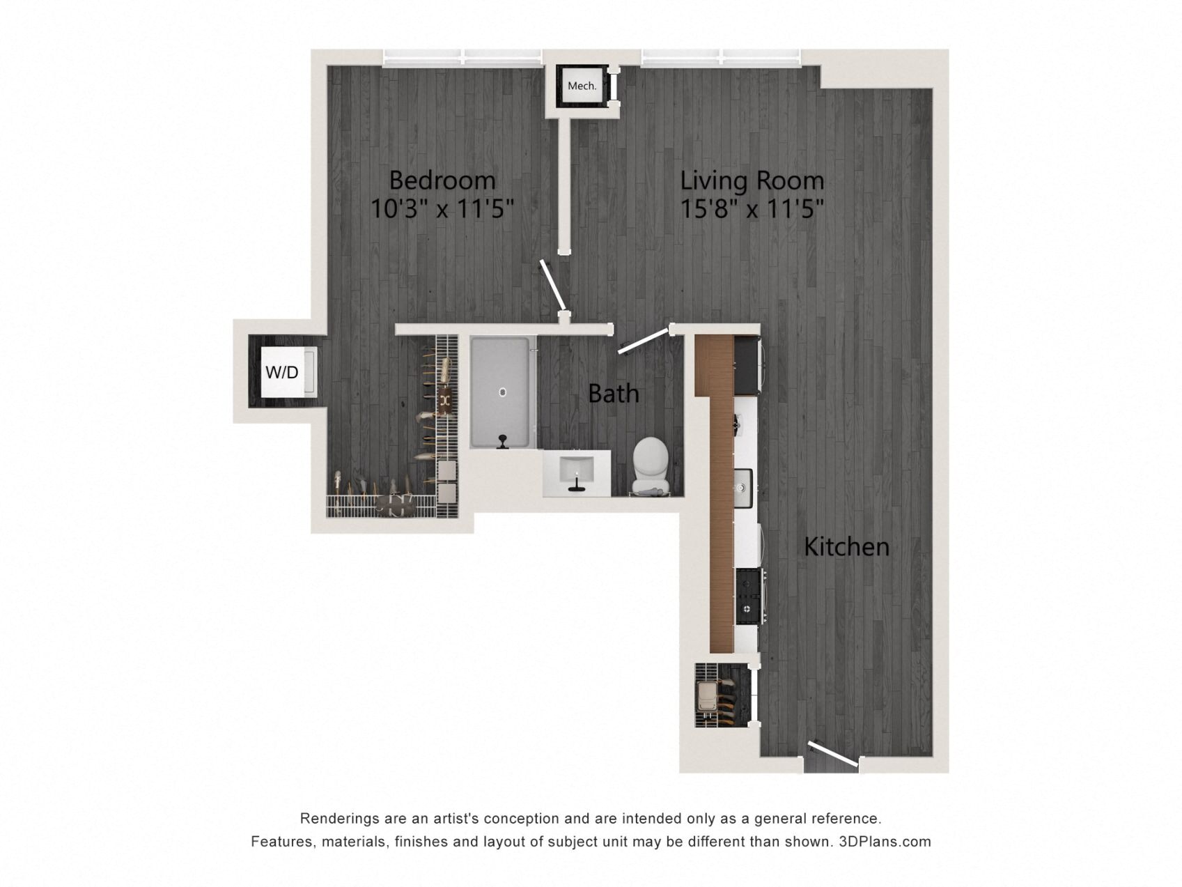 Unit 0316 floor plan