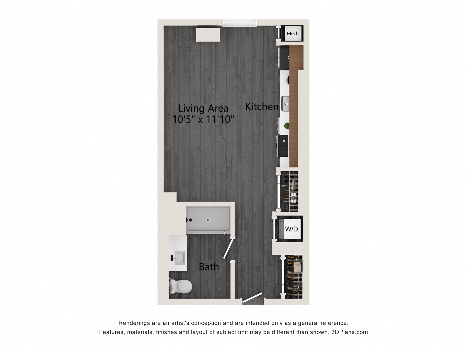 Unit 0514 floor plan
