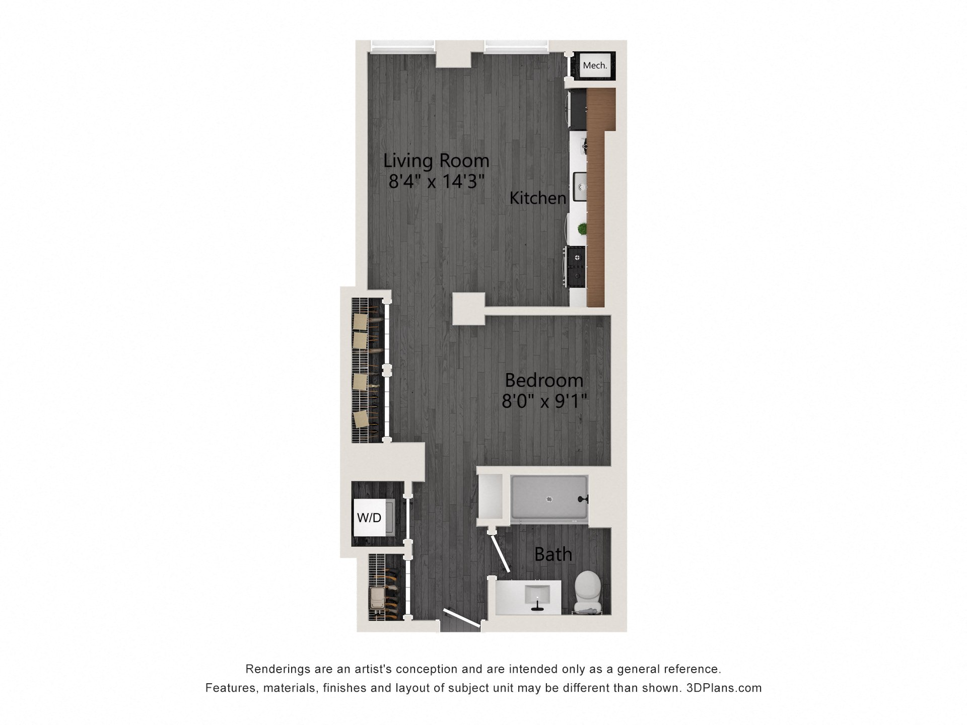 Unit 0320 floor plan