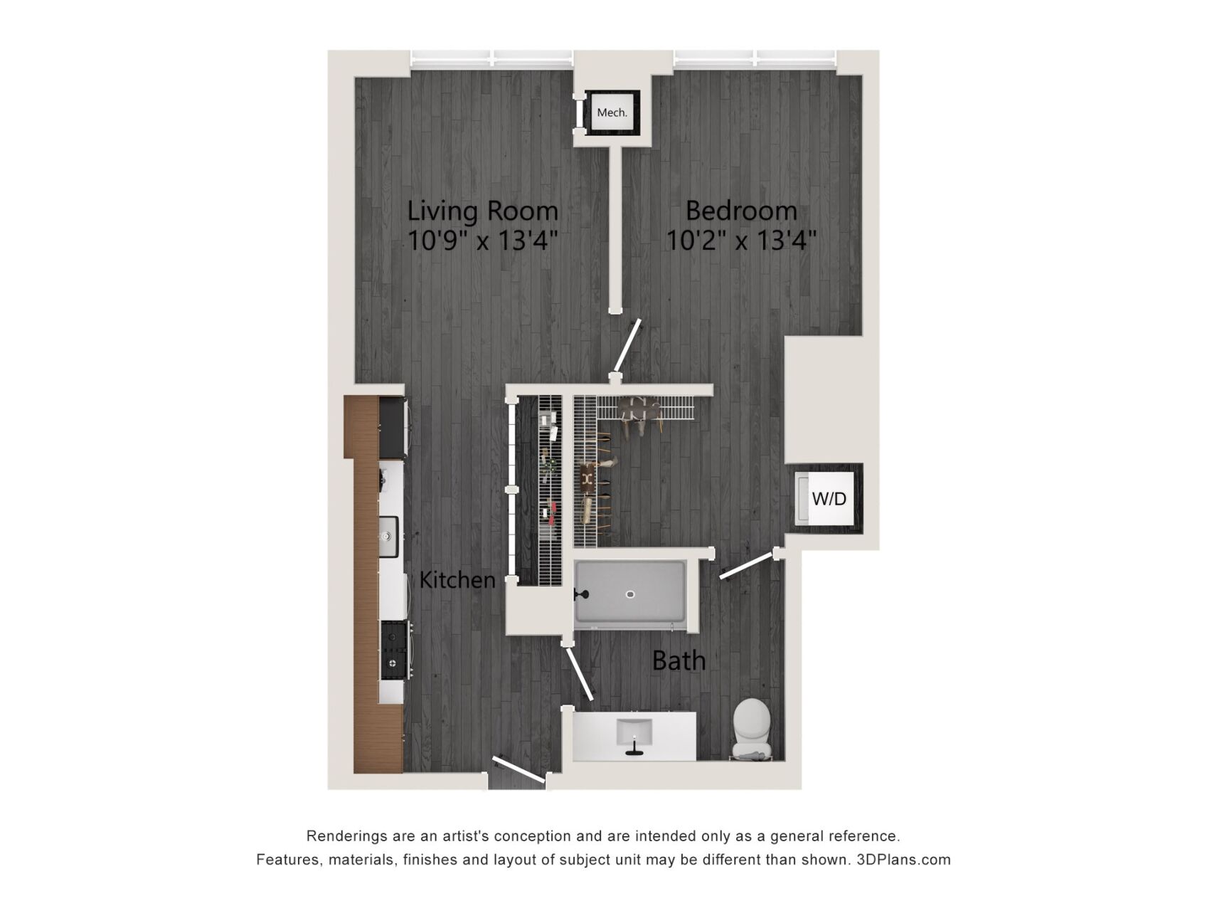 Unit 0915 floor plan