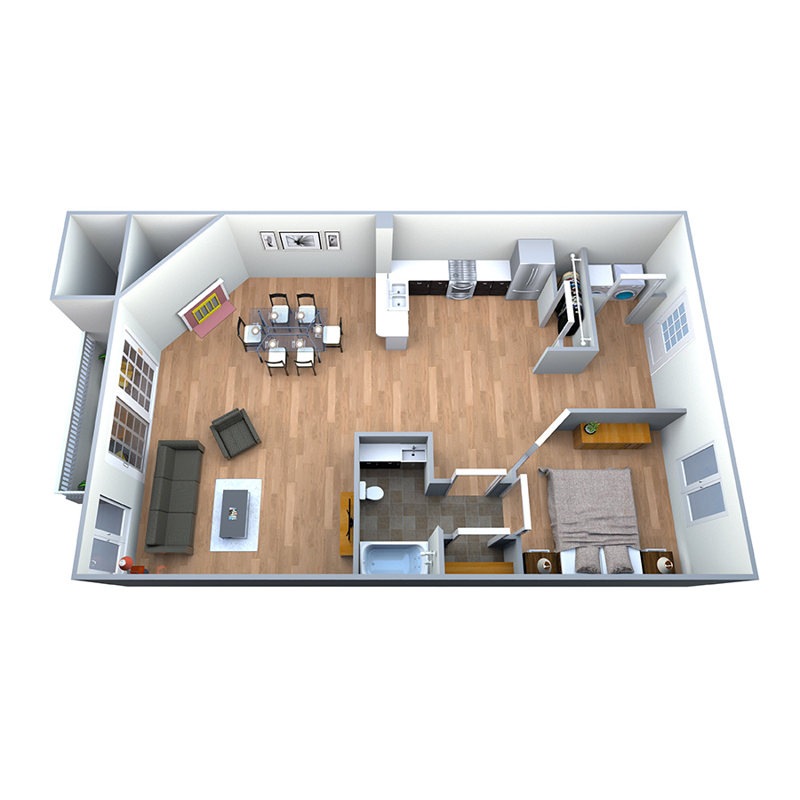 A2 floor plan