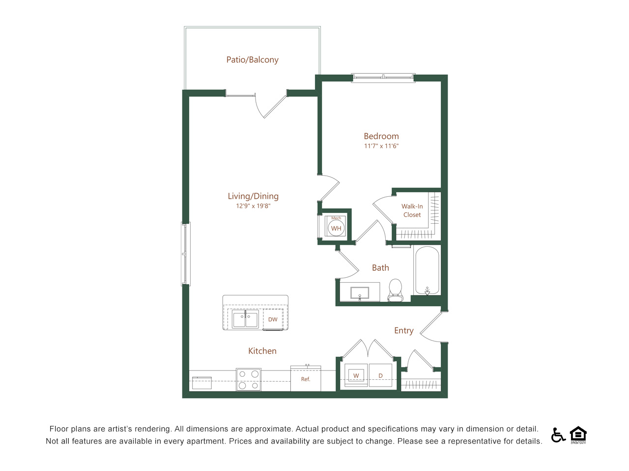 A2 floor plan