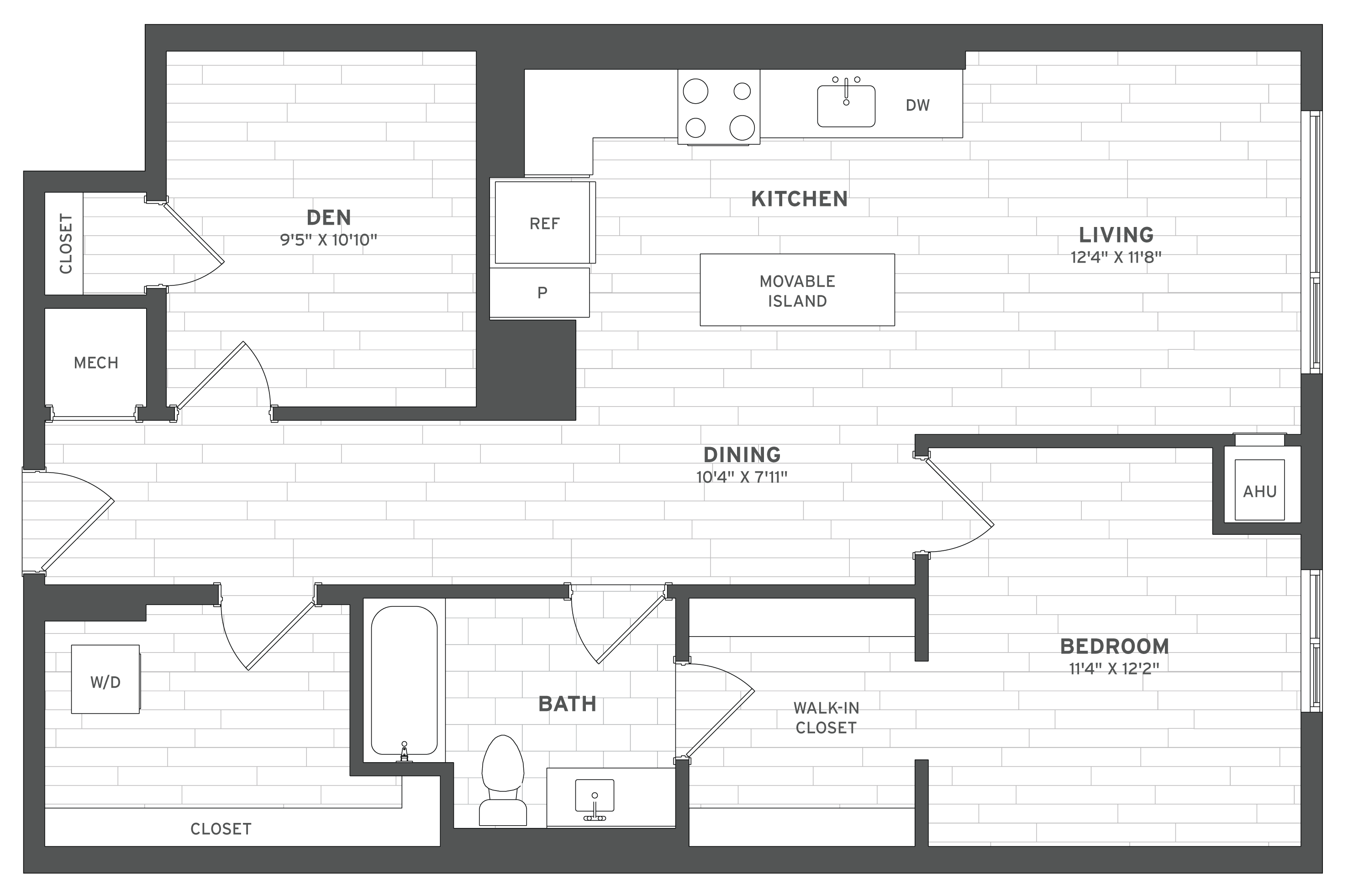 B1 Den floor plan