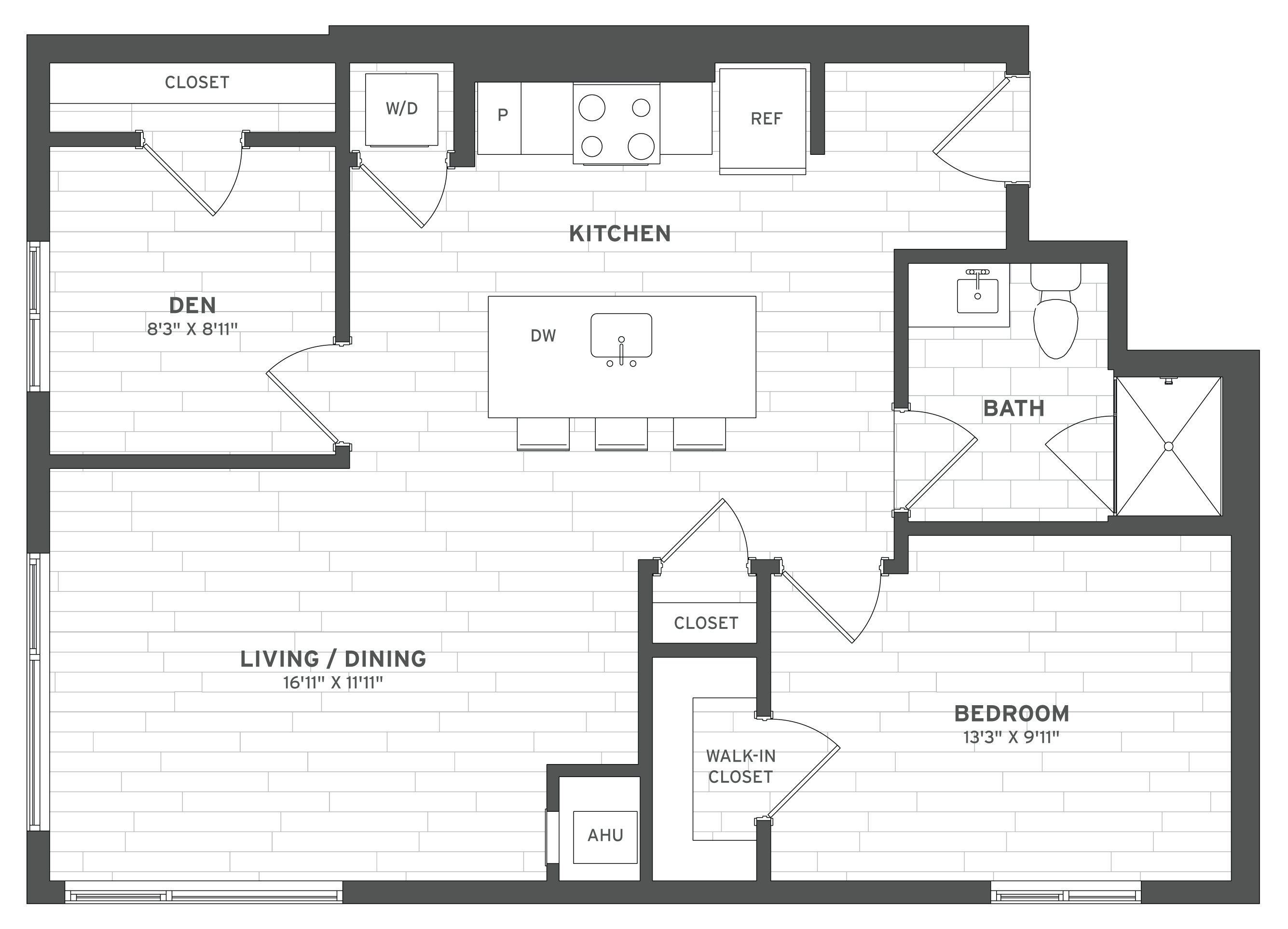 B3 Den floor plan