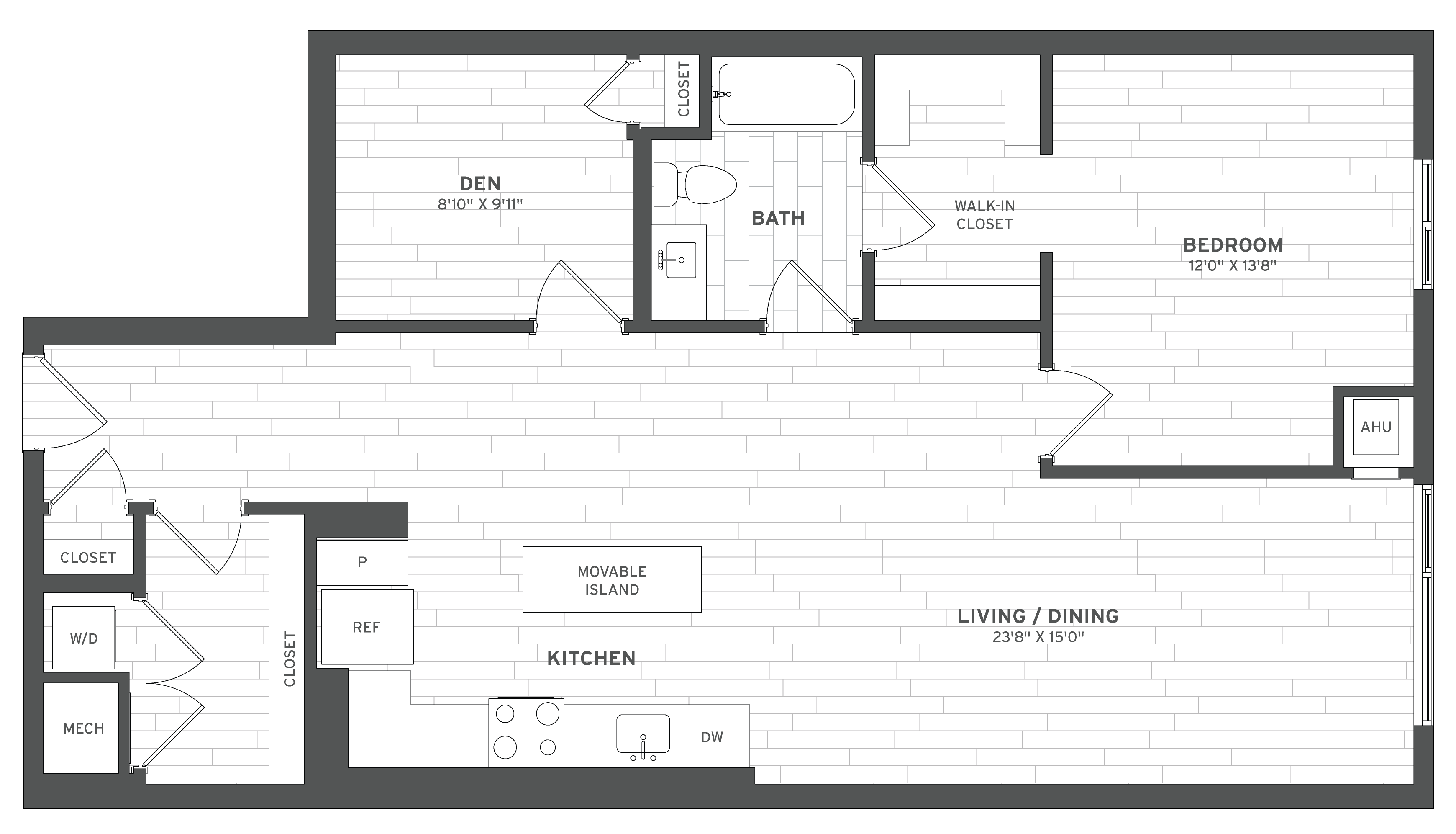 B2 Den floor plan
