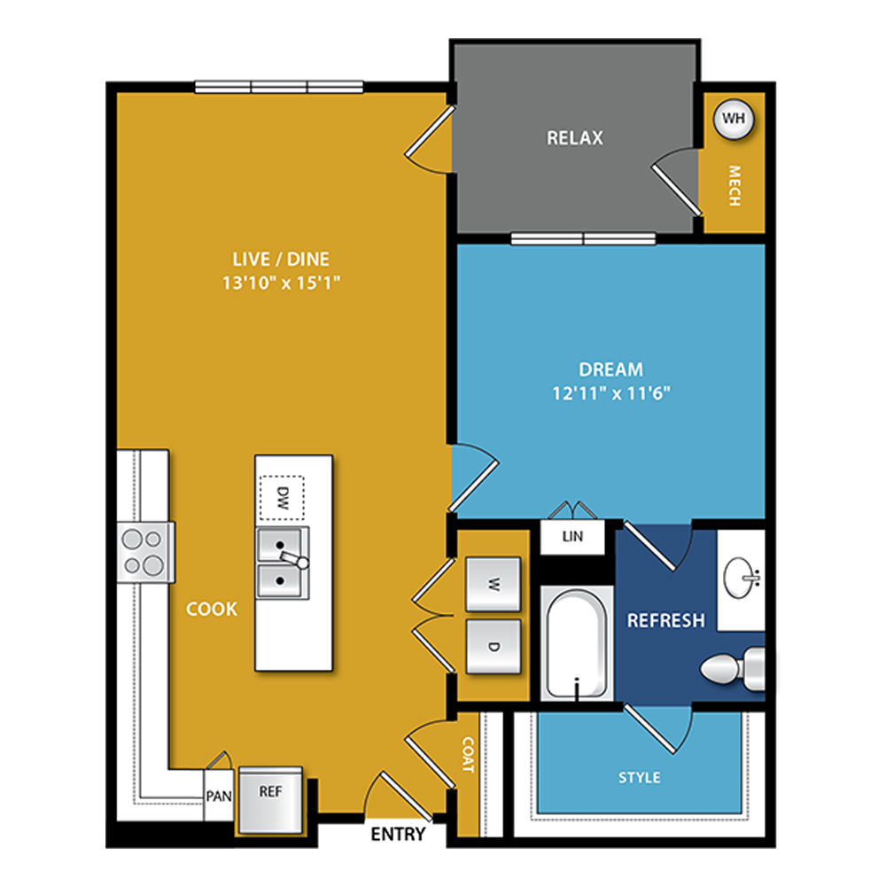 A2 floor plan