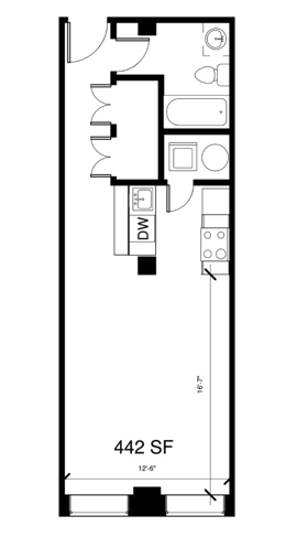 Studio floor plan