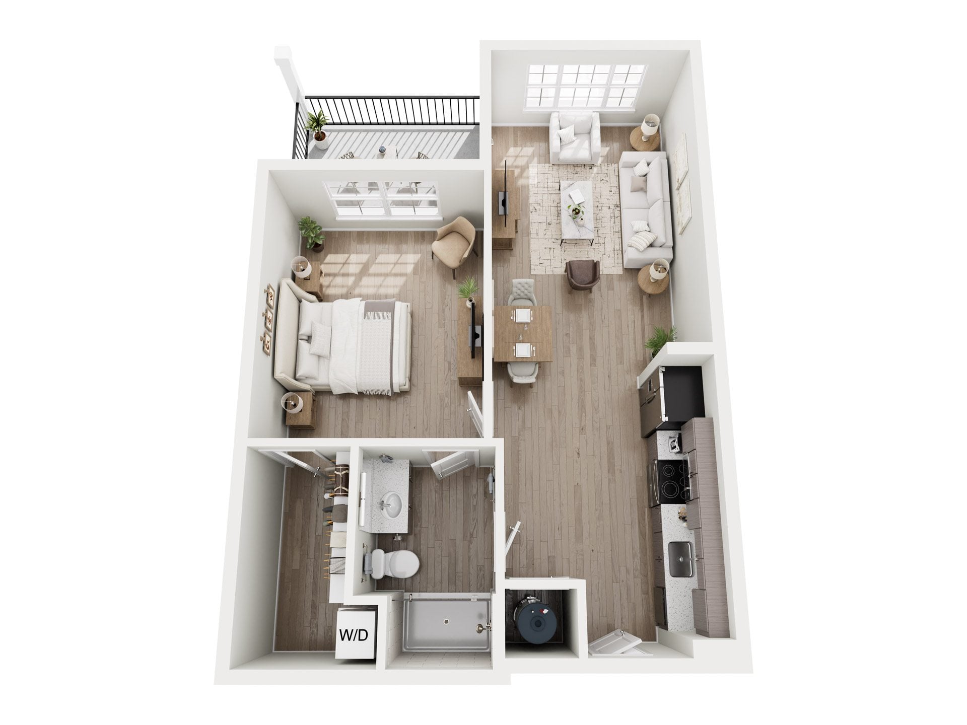 1Gb floor plan