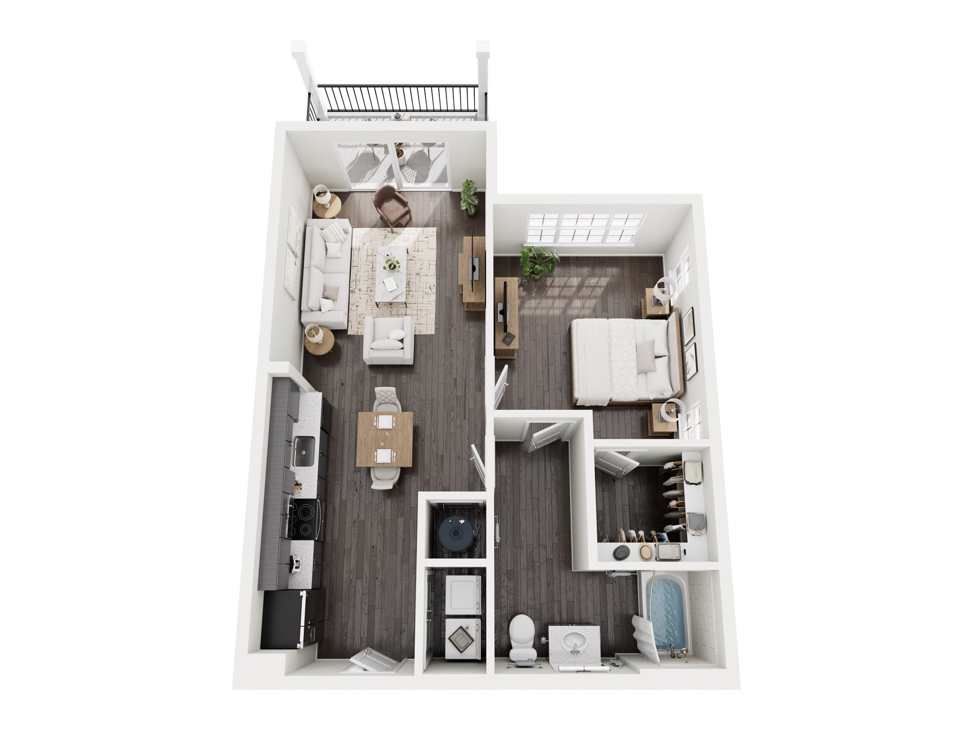 1B4a ADA floor plan