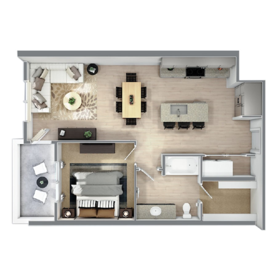 Hamilton - ADA floor plan