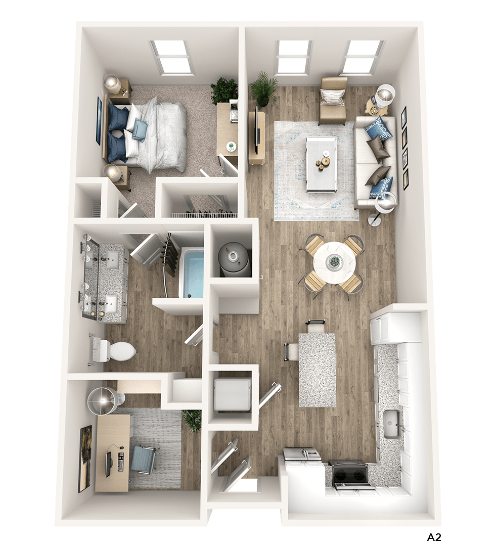 A2 floor plan
