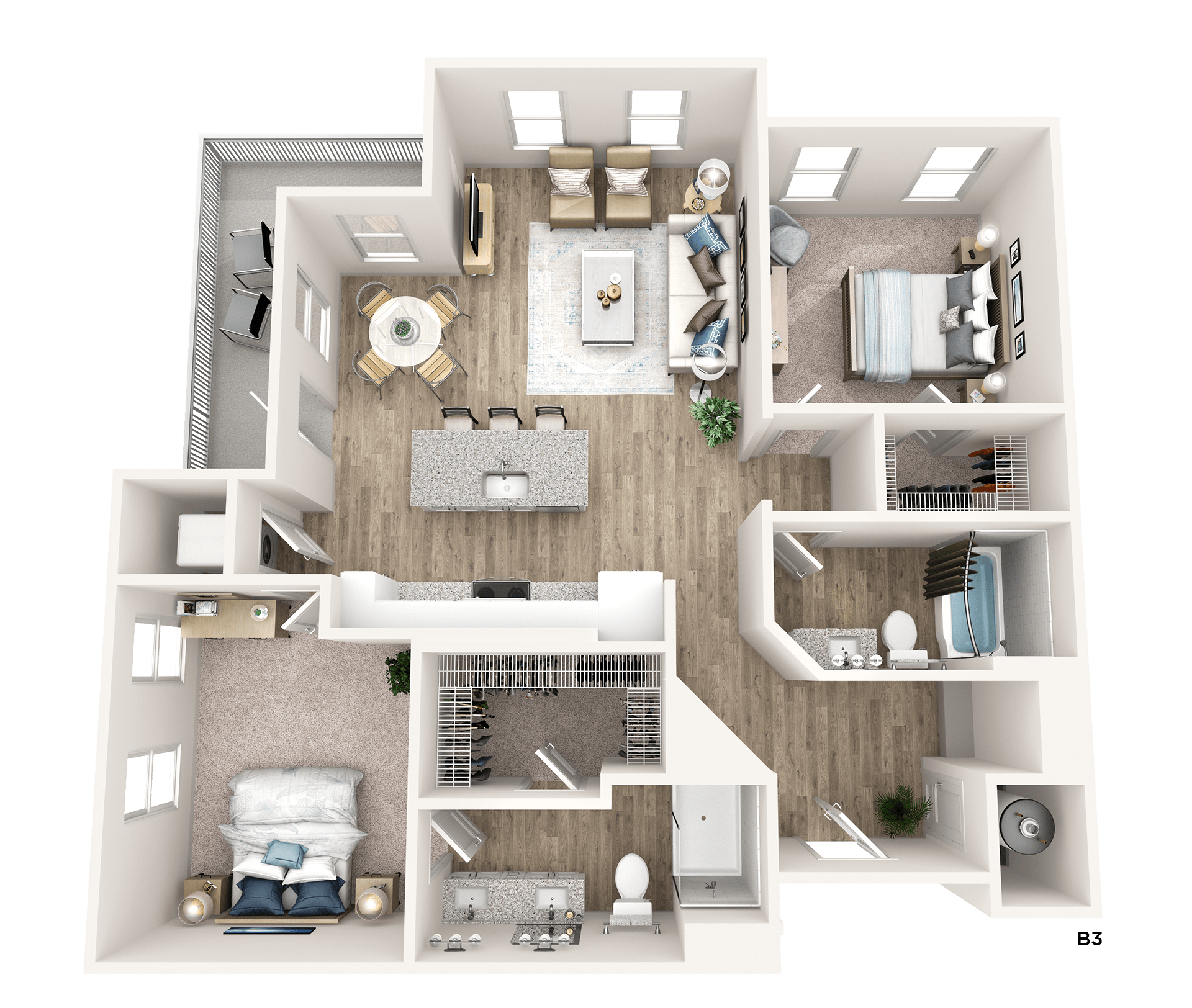 B3-ALT floor plan