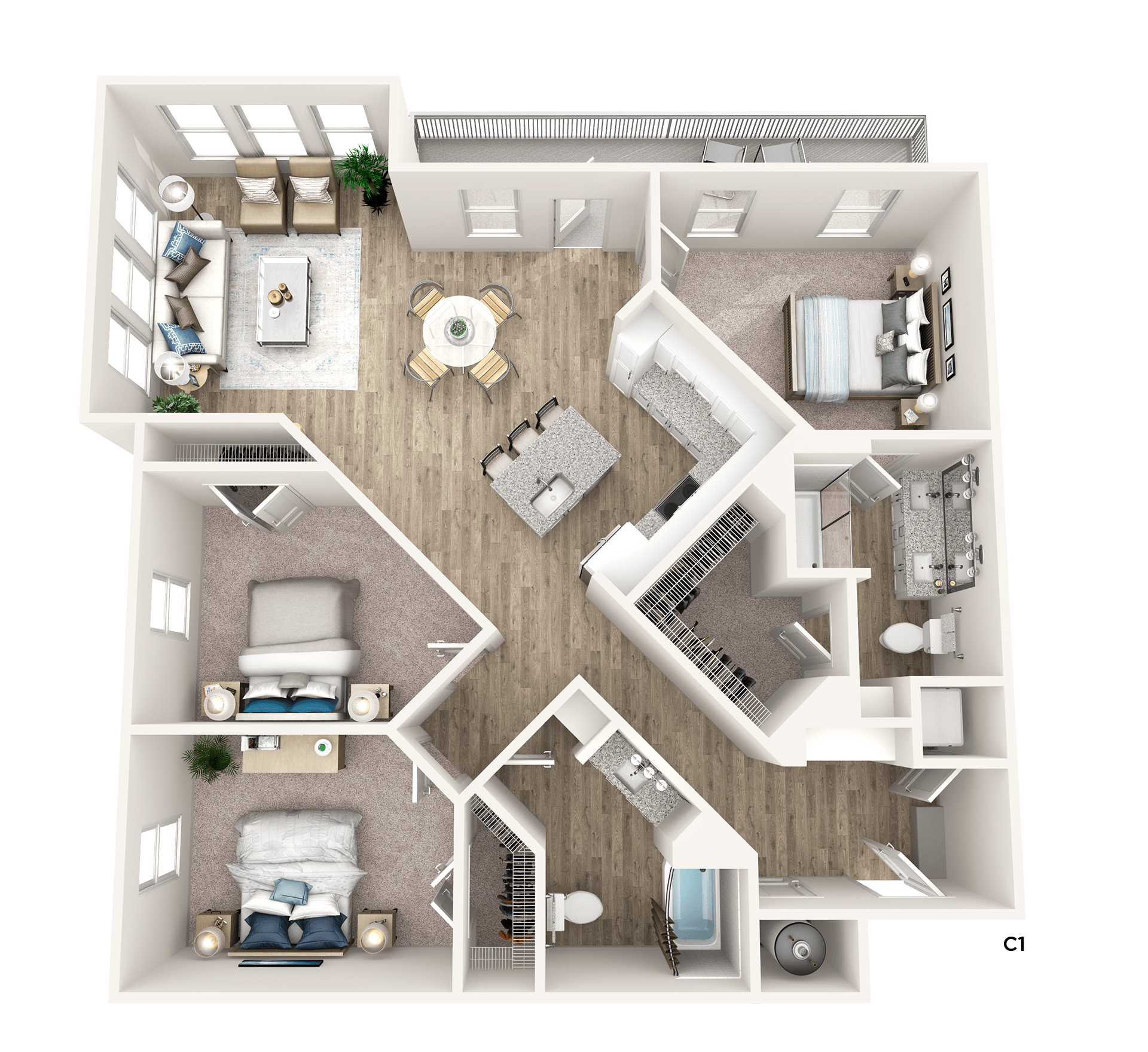 C1 floor plan