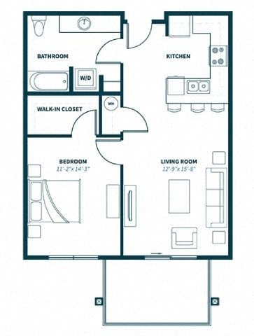 A2 floor plan