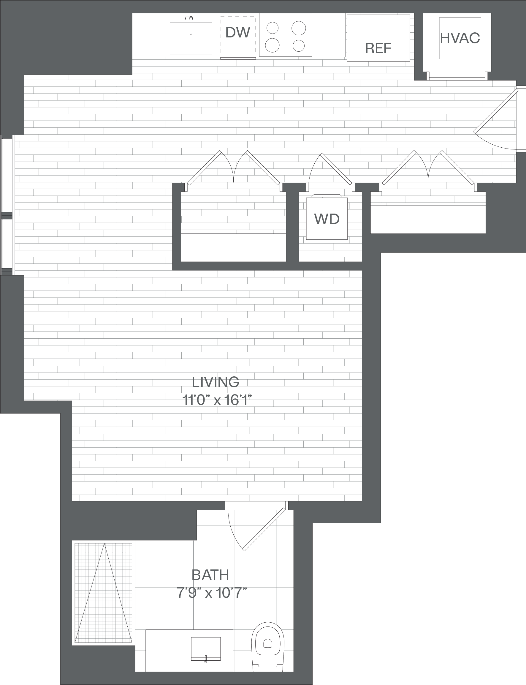 Studio-SH1 floor plan