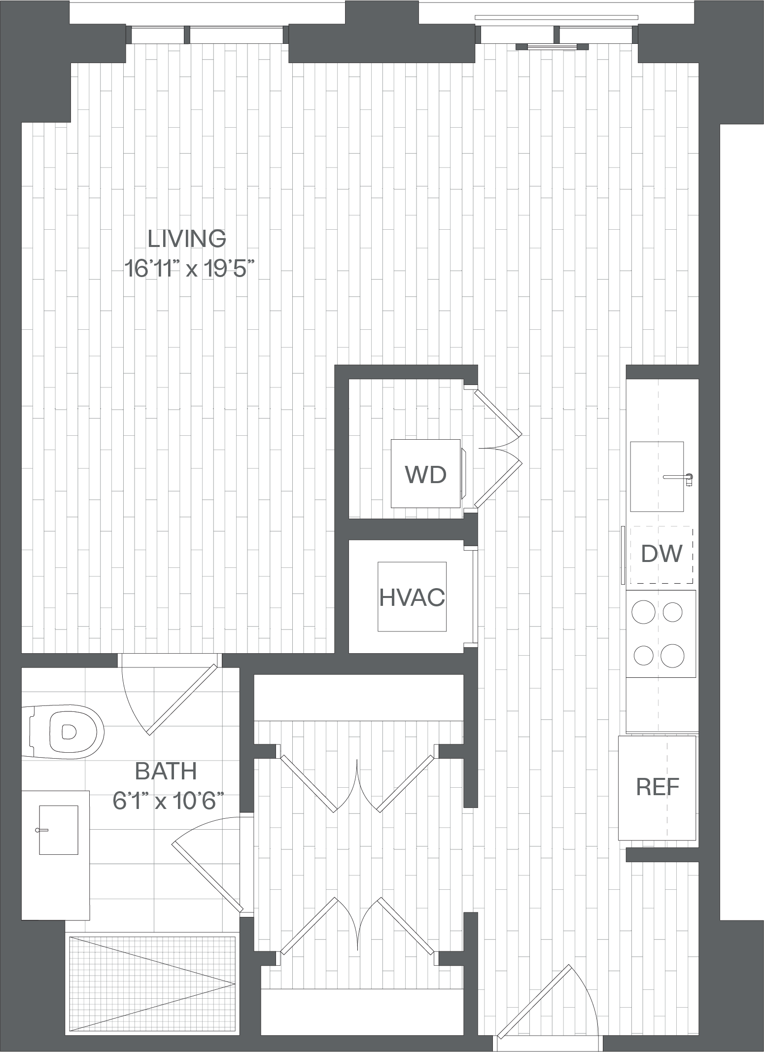 Studio-SA(SIM) floor plan