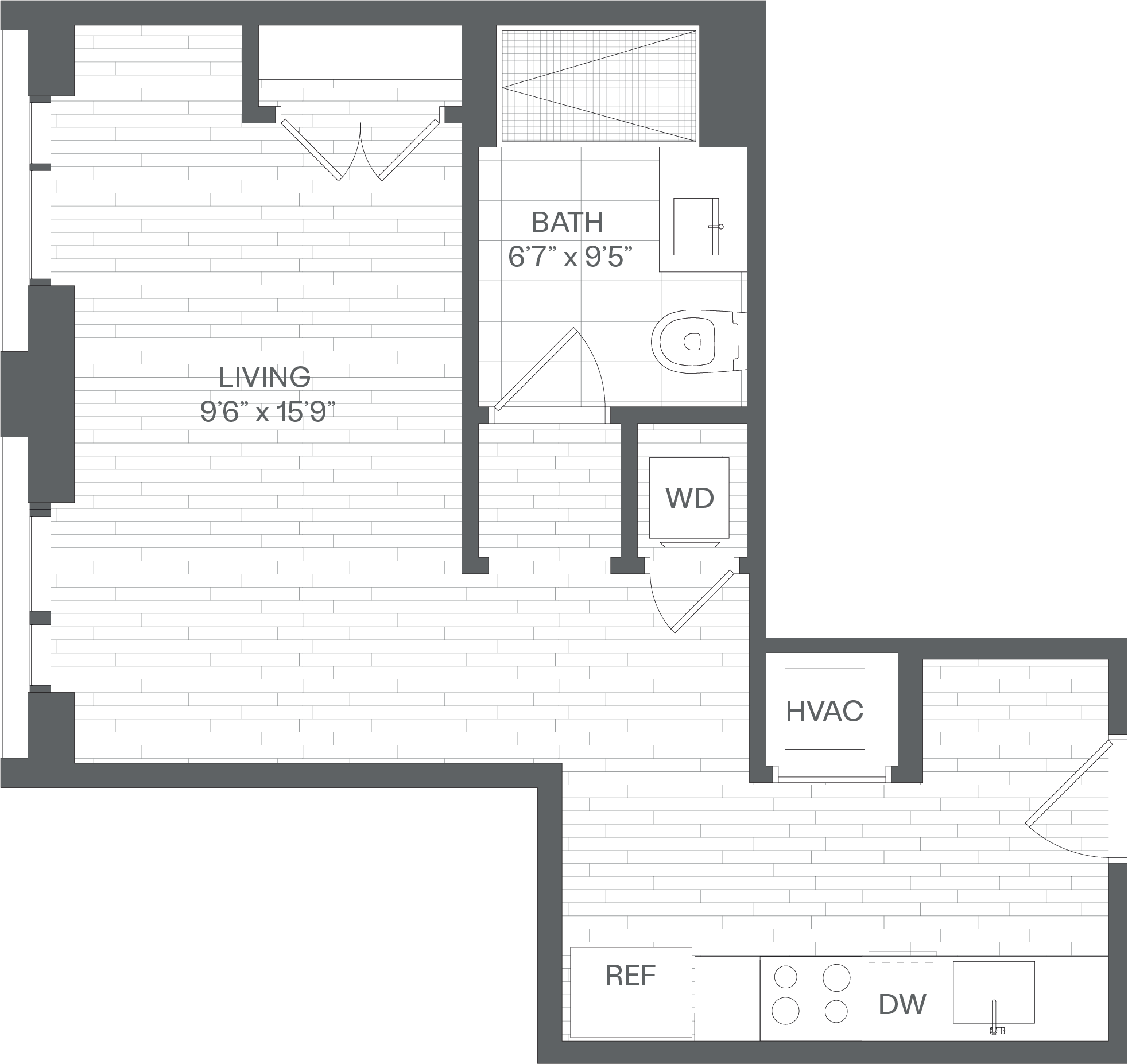 Studio-SC floor plan