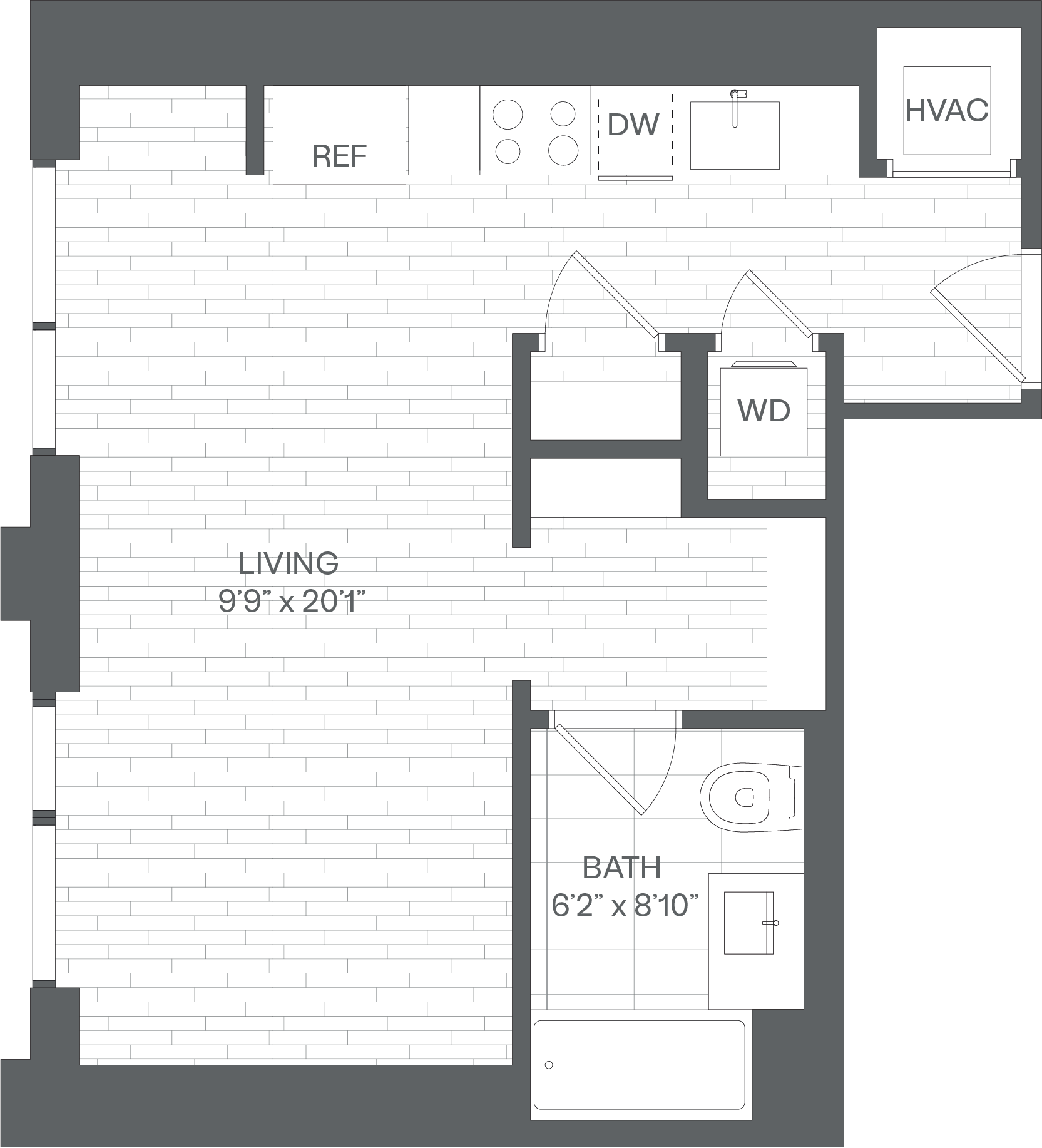 Studio-SD floor plan