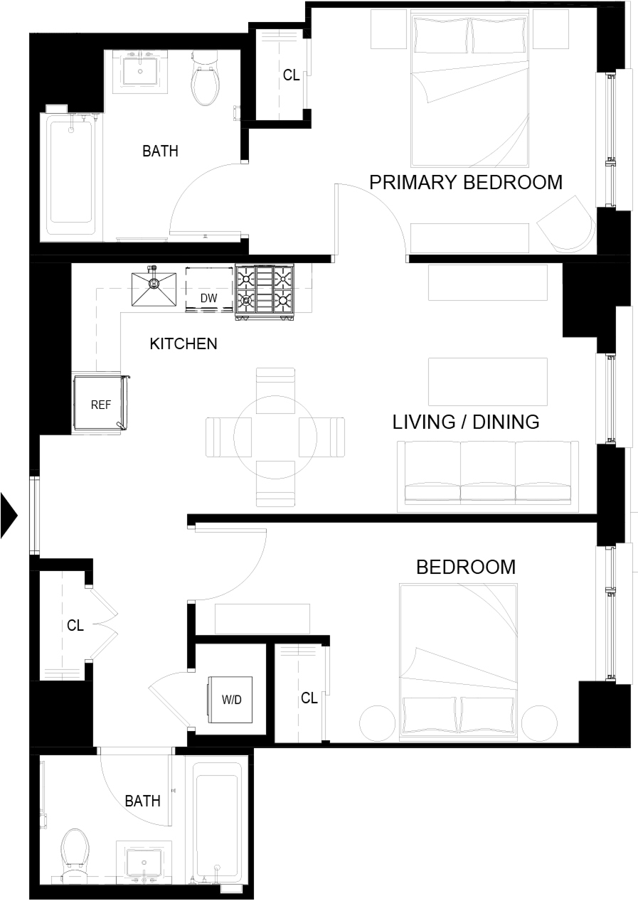 226-426; 626-PH26 floor plan
