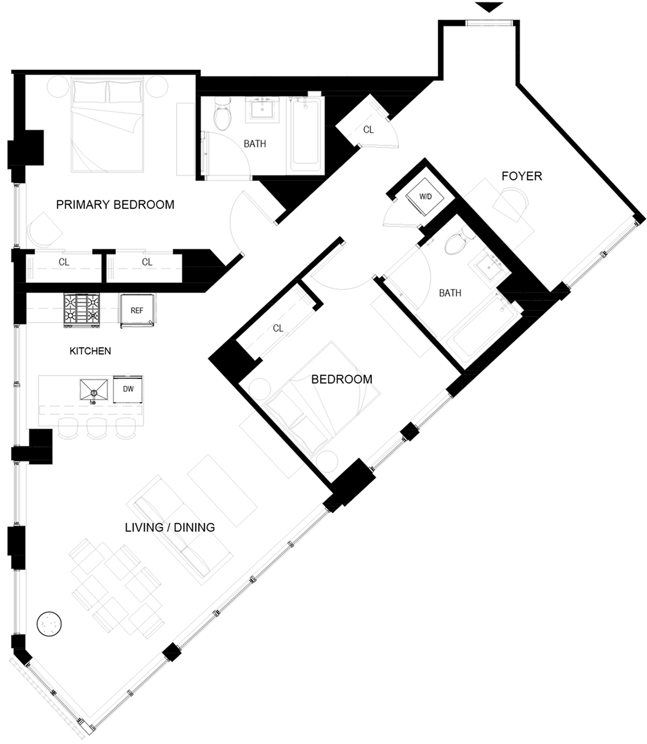 1102-PH2 floor plan